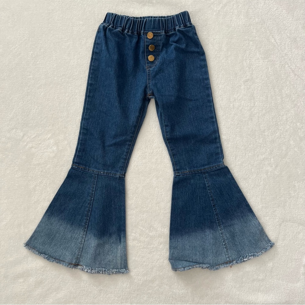 Girls Bell Bottom Jeans